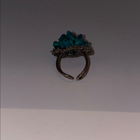 Semi Precious Turquoise ring - Picture 3 of 5